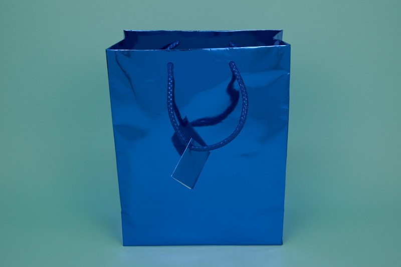 Large Metallic Shopping Bags Mix Colors #8065