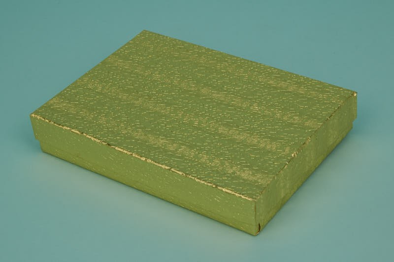 Gold Cotton-Filled Paper Boxes #1853