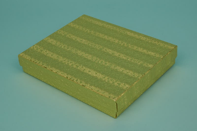 Gold Cotton-Filled Paper Boxes #1865