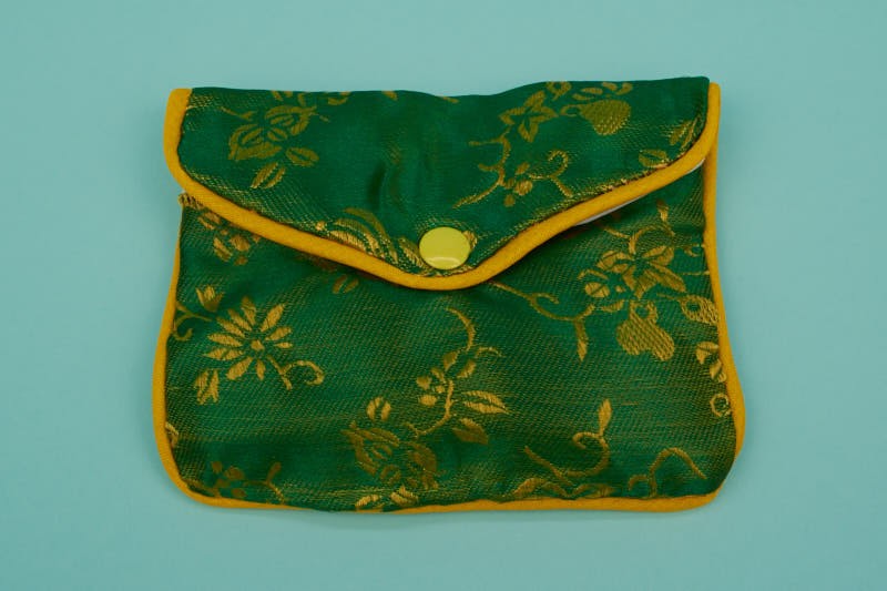 Chinese Pouches W/Zipper Large #1168