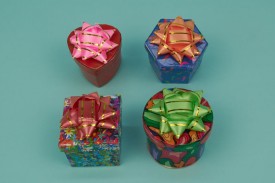 Hat Boxes W/Large Bow #1601